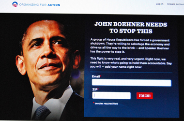 Excédé par les manœuvres des républicains, Barack Obama lance une pétition (photo d’écran par Dahmane Soudani)