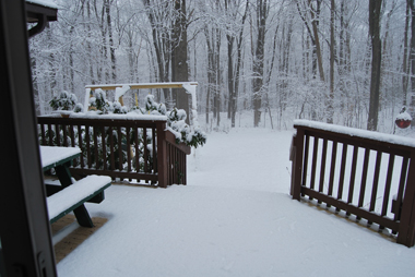 Un manteau blanc couvre déjà le sol (photo Dahmane Soudani)