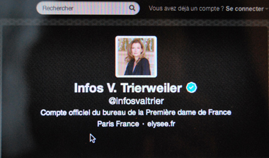 Valérie Trierweiler s'affiche toujours comme Première dame (photo Dahmane Soudani)