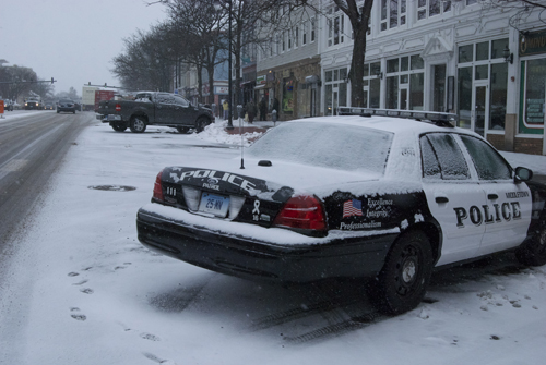 Le blizzard n'épargne personne (photo Dahmane  Soudani)