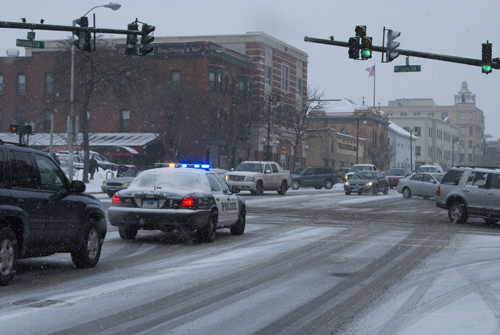Les chutes de neige ont commencé dans le Connecticut (photo Dahmane Soudani)