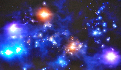 Un quasar dans le fin fond de l’univers ((photo d’écran portail Sloan Digital Sky Survey)