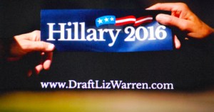 Hillary Clinton soupçonnée de défendre les intérêts du 1% de nantis (photo d’écran-DR)