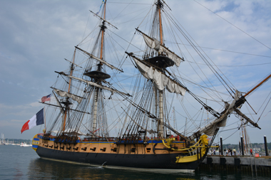 Majestueuse l’Hermione (photo Dahmane Soudani)