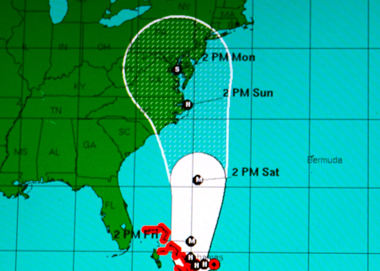 Joaquim, un ouragan majeur (photo d'écran DR)